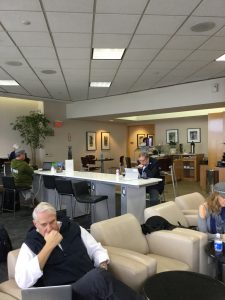United Club LAX Power Outlets, United Club LAX, United Club