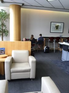 Charging up in the United Club terminal 7 LAX, United Club, LAX