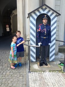 Prague Castle, Family vacation, Prague Castle Changing of the Guard