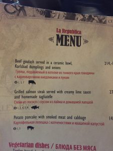 Dinner in Prague, Family Prague vacation, Prague food