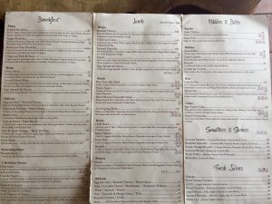 Coconut Monkey Menu Koh Tao, Best Coffee Shop Koh Tao, Koh Tao coffee shop review