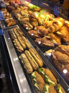 HBF food, Train Station food, German sandwich 