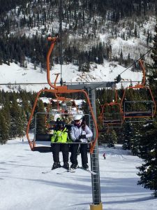 Family ski vacation, Ski Lift