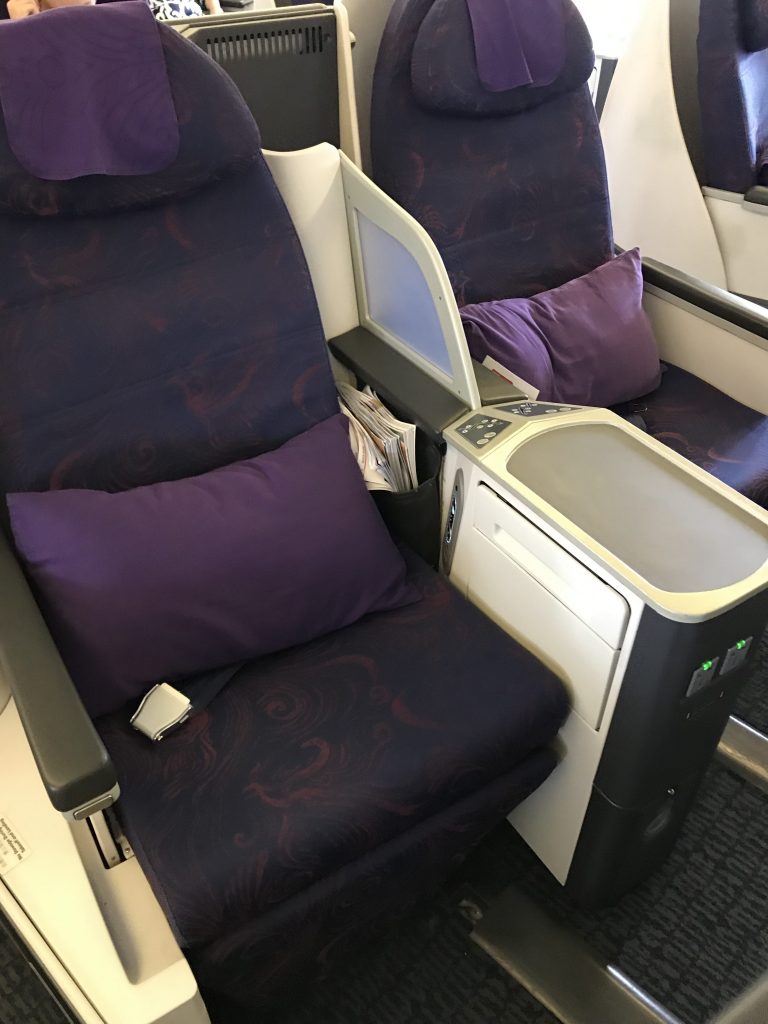 Air China business class seat