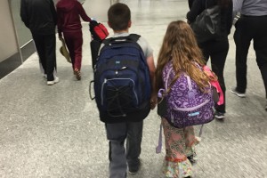 kids travel, family travel, airport navigation