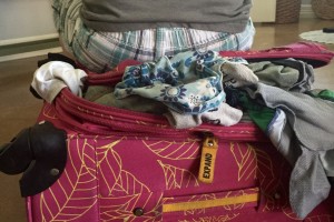 Over Packing luggage, luggage, family travel, family vacation